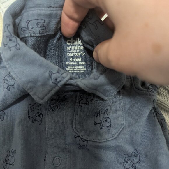 Carter's long sleeves romper - Picture 3 of 3